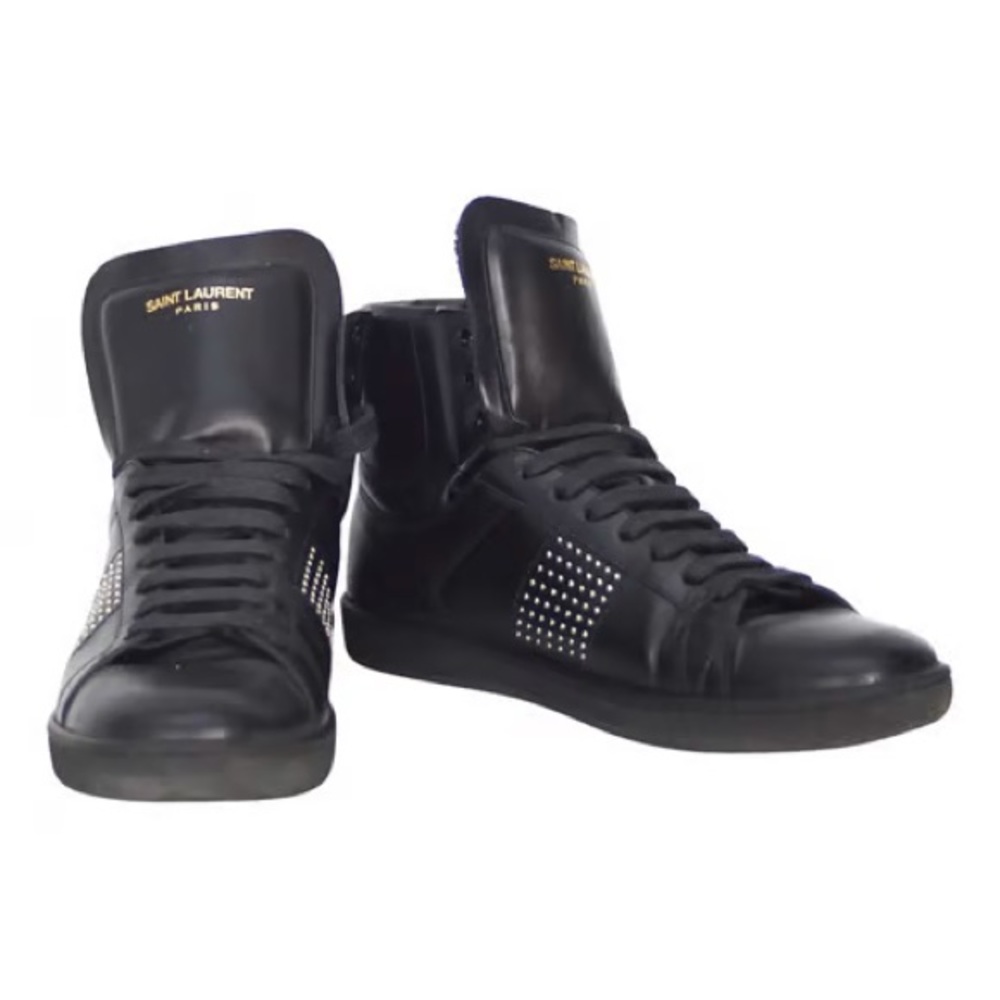 Saint Laurent High Tops with studs 39.5 - Picture 3 of 12